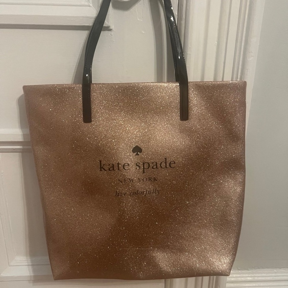 Kate Spade glitter tote absolutely stunning